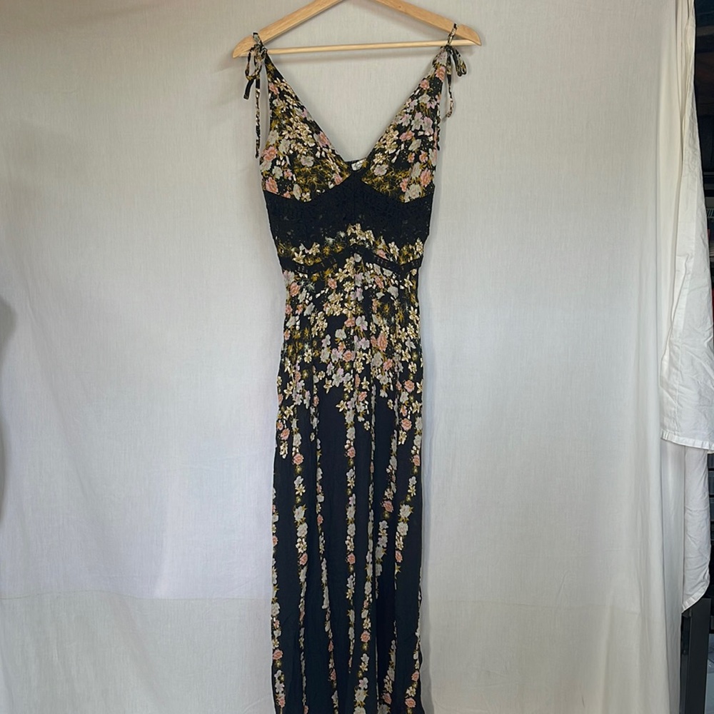 Free People Maxi Floral Slip Dress
